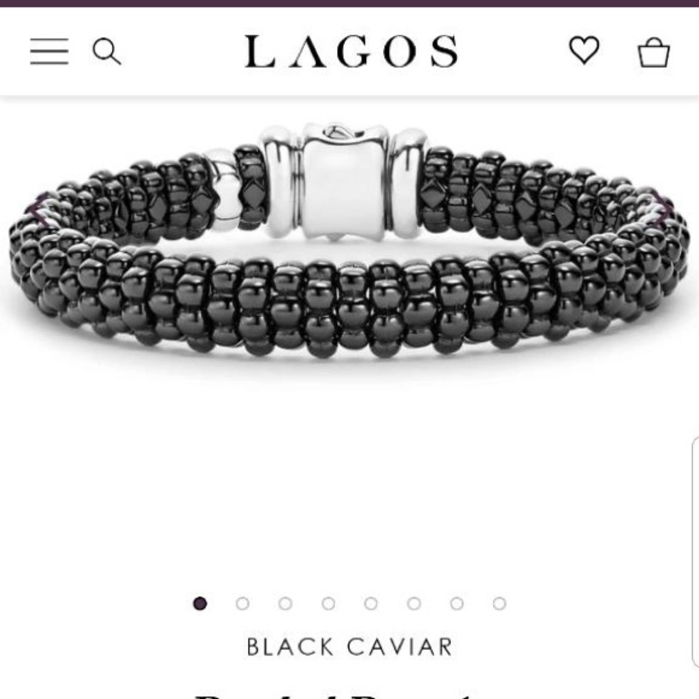 NWOB LAGOS caviar bracelet